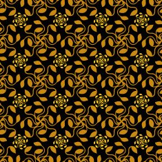 Vintage beautiful background with rich leaf ornament N2