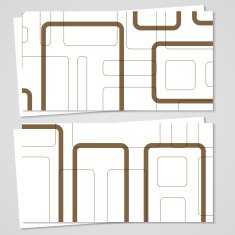 Vector business-card set for your design N439
