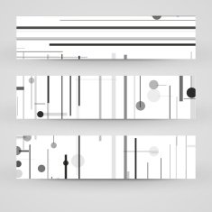Vector banner set for your design N174