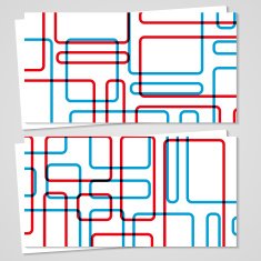 Vector business-card set for your design N442