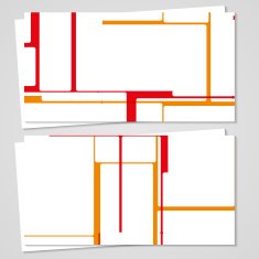 Vector business-card set for your design N443