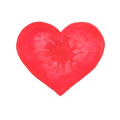 Watercolor heart N35