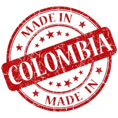 made in Colombia stamp N2