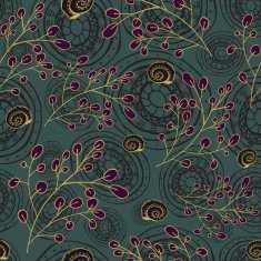 Hand drawn floral seamless N4