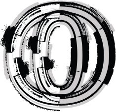 Grunge Font LETTER o N8