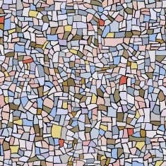 Seamless pattern of marble mosaic