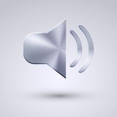 Vector full metal icon on blue background Eps10 N46