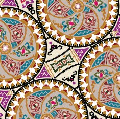 ancient pattern Vector illustration N44