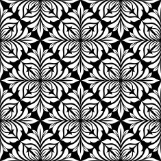 seamless pattern with floral elements N19