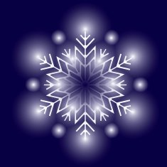 Snowflakes Vector illustration N10