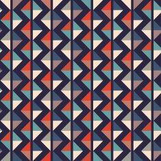 Abstract mosaic background made of colorful arrows N37
