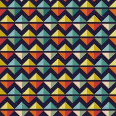 Abstract mosaic background made of colorful arrows N38