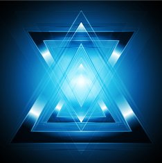 Tech blue backdrop