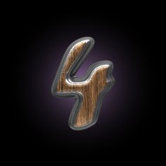 vector metal and wood figure N70