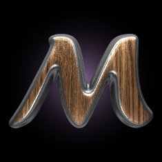 vector metal and wood figure N71