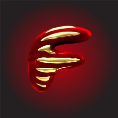 vector velvet letter N33