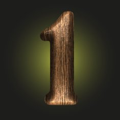 Vector wooden figure N150