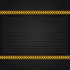 Punched metal surface background