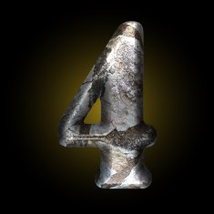 vector old stone letter N59