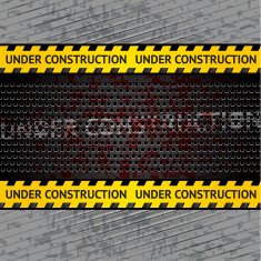 Under construction background template