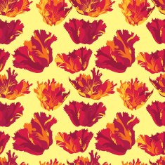 Abstract floral seamless vector pattern N2