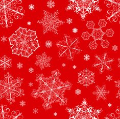 Christmas seamless pattern from snowflakes N13