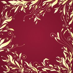 flourishes frame floral pattern vector background