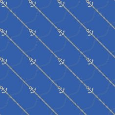 Anchor and chain Seamless marine pattern