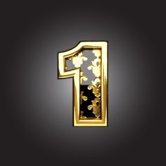 Vector golden figure 1 N3