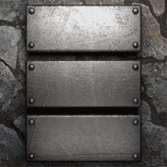 metal and stone background N344
