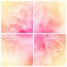 Set of Colorful watercolor painting background N18