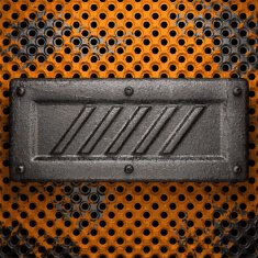 Old metal background N1351
