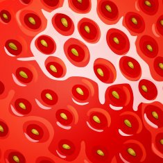 Vector Strawberry Texture