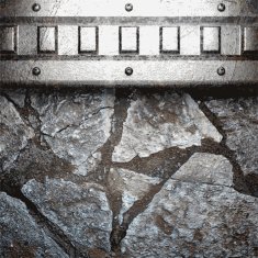 metal and stone background N353