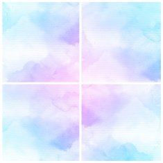 Set of Colorful water color painting background N281