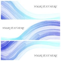 Set of Colorful water color painting background N298