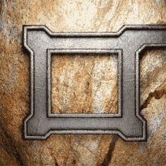 metal and stone background N354