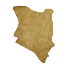 Kenya grunge treasure map