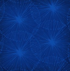Dark blue radials elements N2