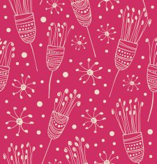 Abstract background with cute flowers N2