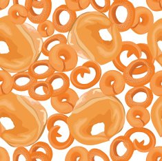 Bread seamless background