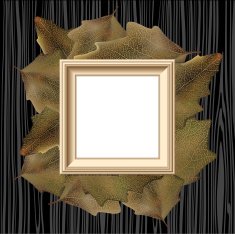 Autumn leaves frame N11