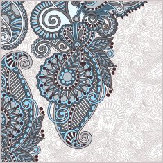 ornate floral pattern N31