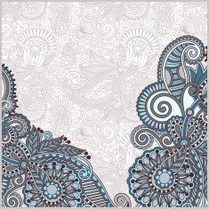 ornate floral pattern N32