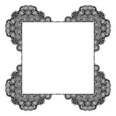 rectangle ornate frame N10