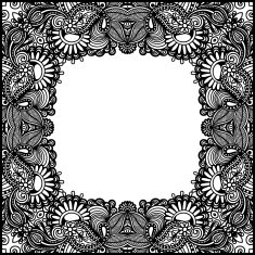 rectangle ornate frame N11