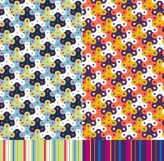 Geometric seamless pattern N249