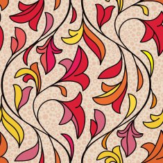 Vector seamless floral pattern N316