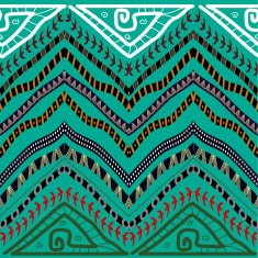 Abstract seamless pattern in ethnic style Stock Vector