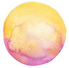 Abstract circle watercolor painted background N4